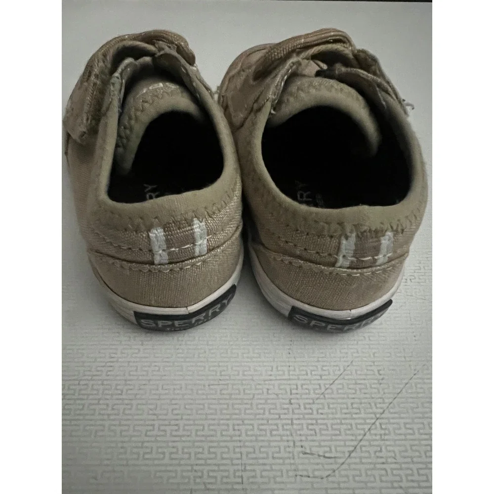 Sperry Boat Shoes Memory Foam Casual Tan Toddler Shoes Size 3M‎